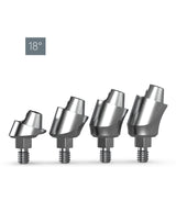 Wide Platform Angular Multi Unit Abutment 18 Degree