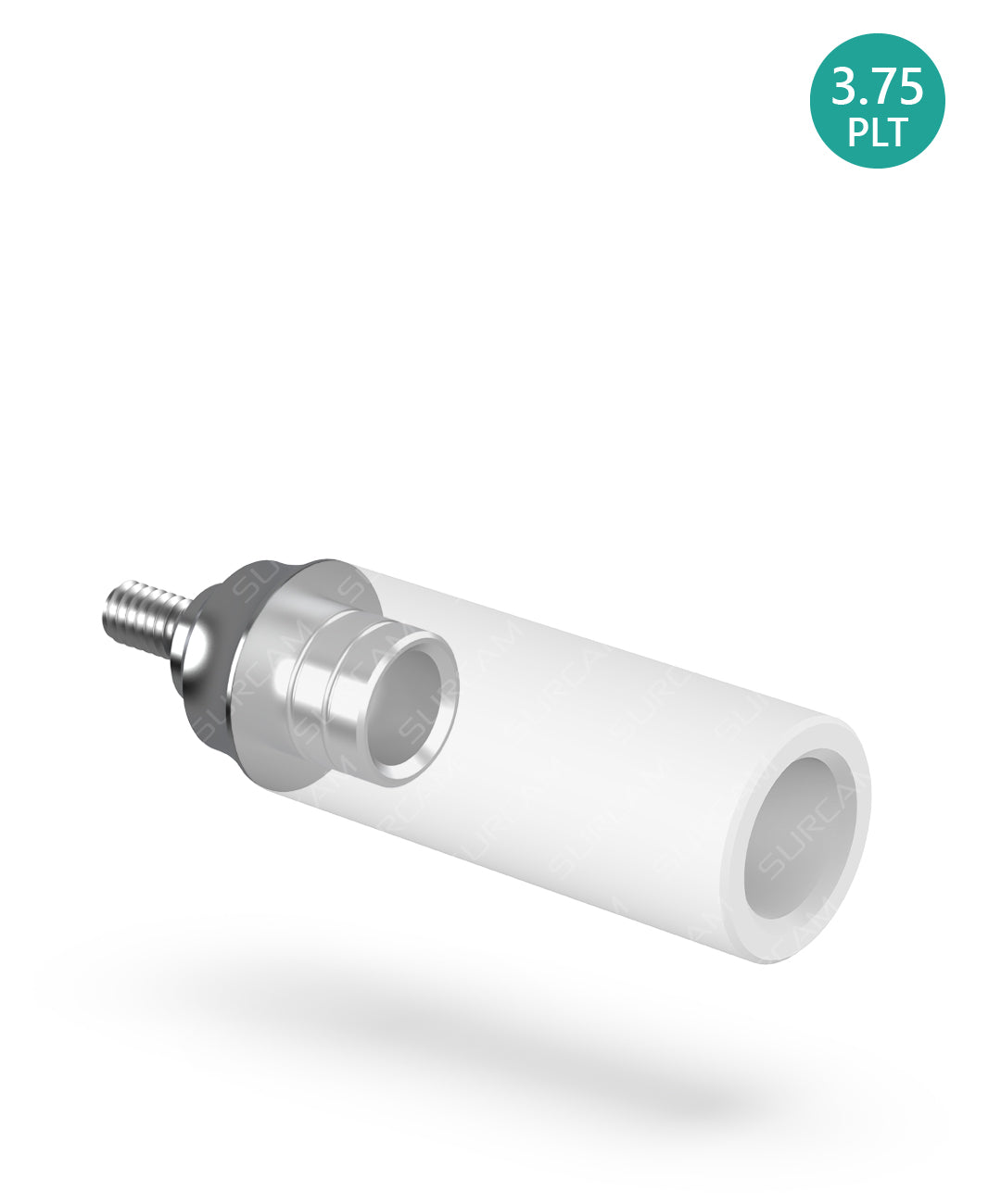 CoCr Plastic Abutment Ø3.75 Round Base
