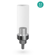 CoCr Plastic Abutment Ø4.5 Hex Base