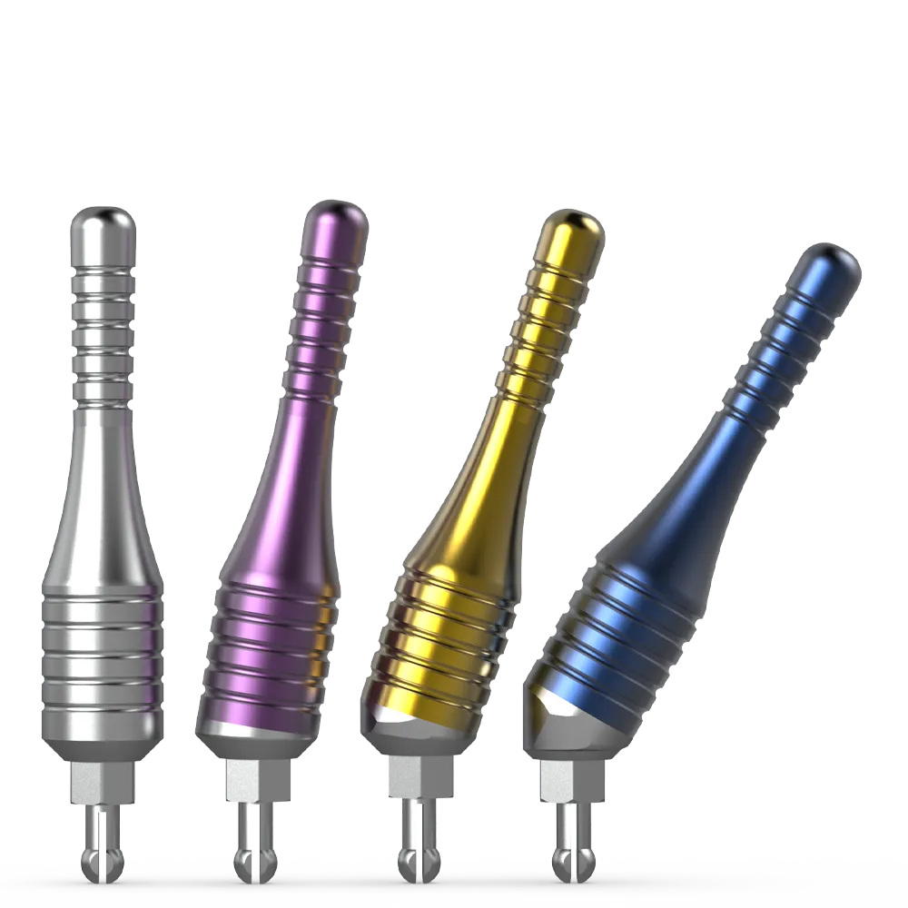 Complete Gauge Angle and High Minor Clip Set for Implant Overdentures