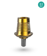 Rotational CAD CAM Ti Base Ø4.5 Wide Platform PVD TiN