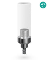 Titanium Plastic Abutment Ø4.5 Internal Hex Round Base