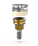 Wise-Lock Overdenture Attachment – conical-lock titanium abutment