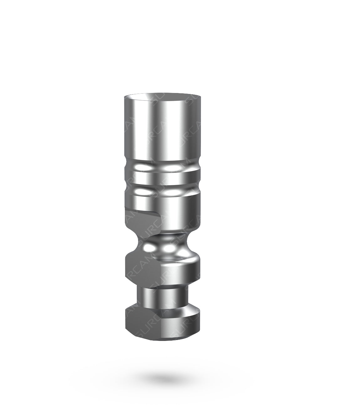 Standard lab analog Internal Hex 2.42 in titanium Grade 5