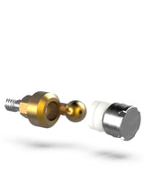 indexed ball attachment for path of insertion alignment