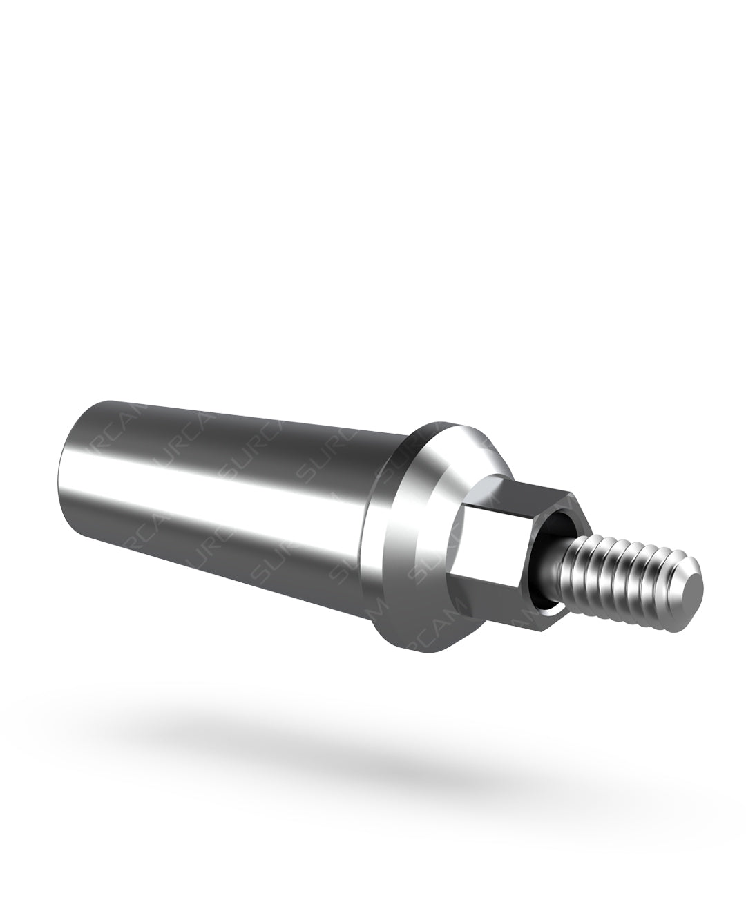 Straight transmucosal abutment for esthetic, cleansable emergence