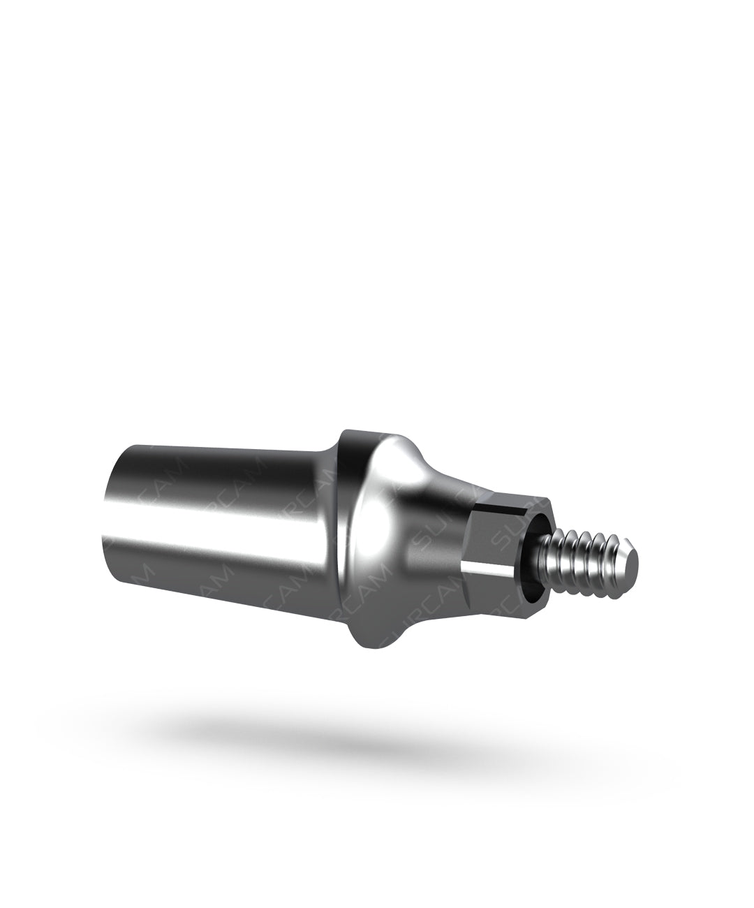 titanium grade 5 cemented abutment close up
