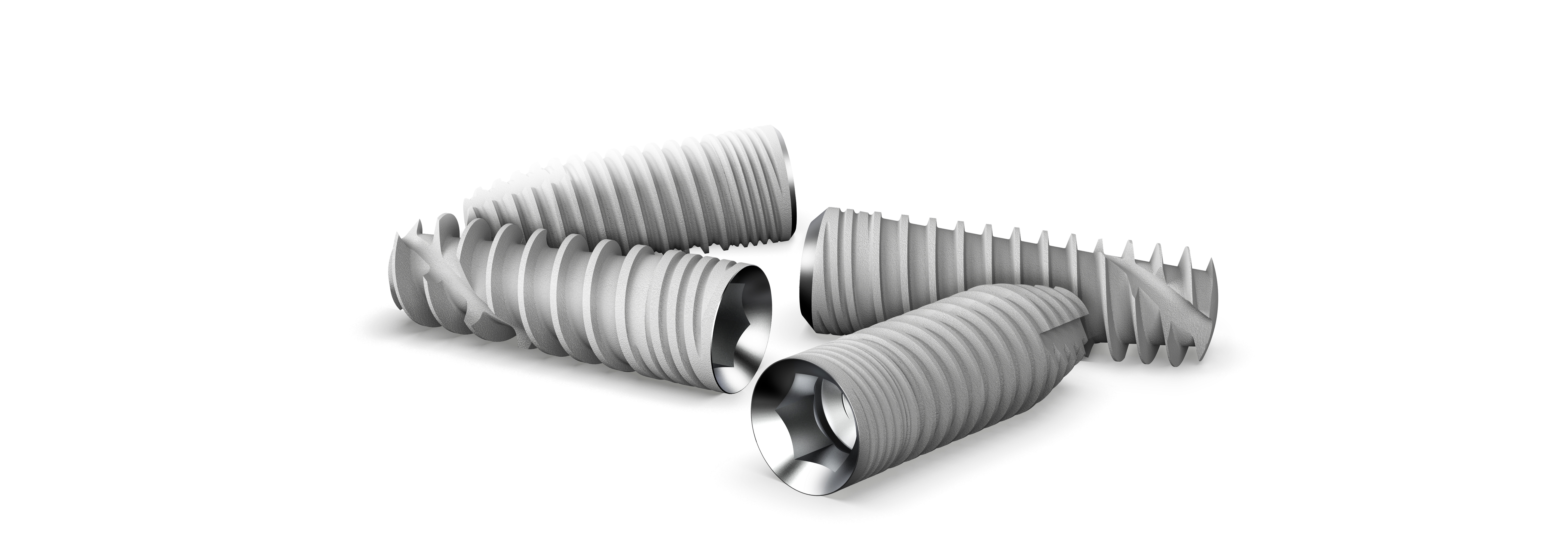 internal hex dental implant — titanium, FDA approved