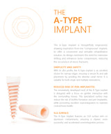 A-Type compressive dental implant Advantages