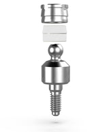 Wide Platform Straight Ball Attachment for Overdenture Retention