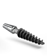 Surcam Compressive one-piece immediate-load dental implant for narrow ridges side view 2
