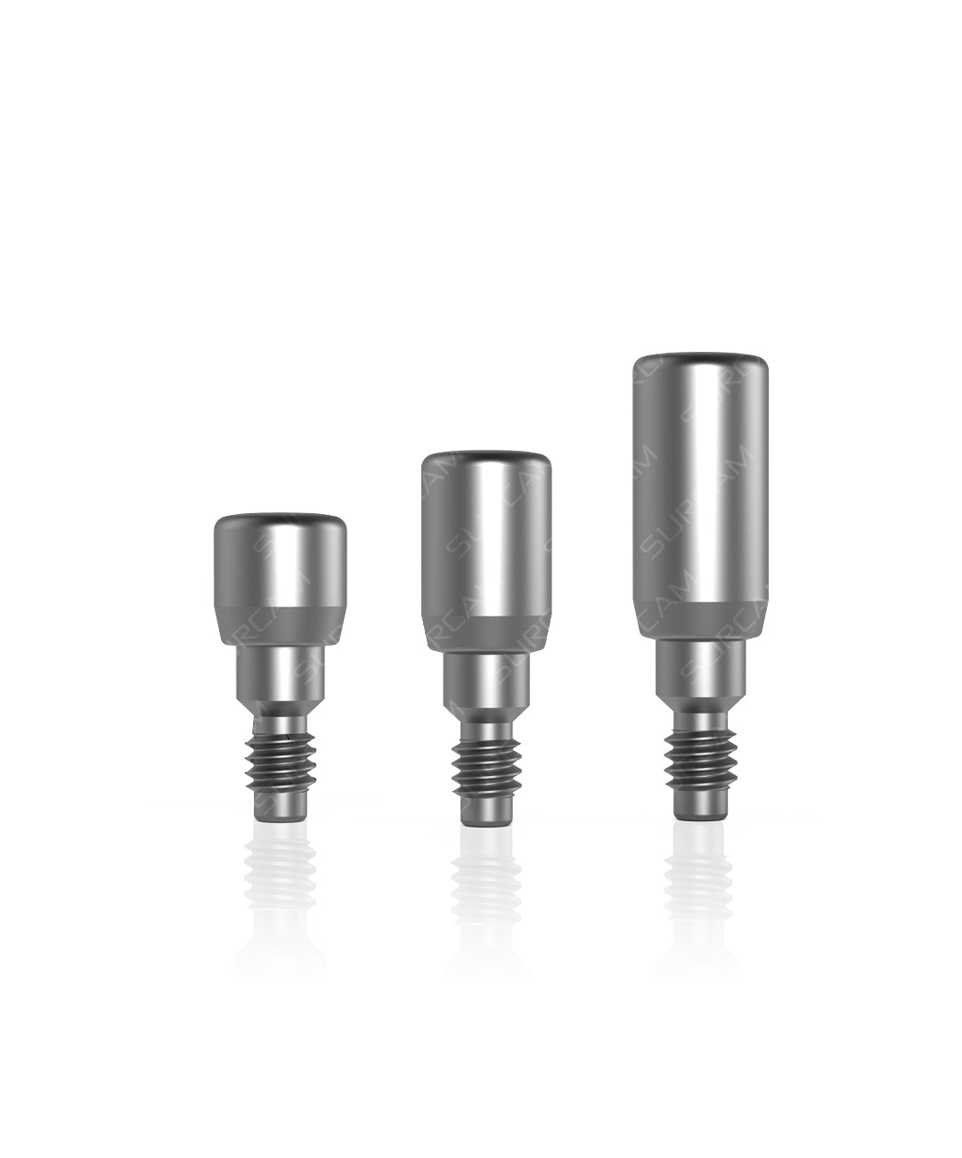 Healing Cap 4.3 RP conical connection, slim titanium, GH 3/5/7 mm