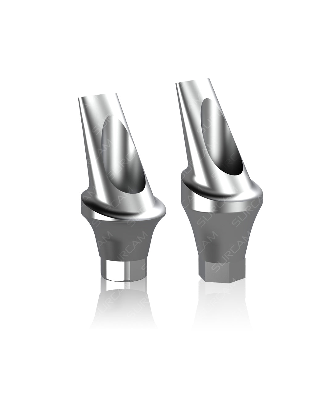 Angular titanium abutment RP for Nobel Active 4.3 conical connection