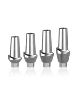 Grade 5 titanium straight abutment GH 1–4 mm for cement-retained crown