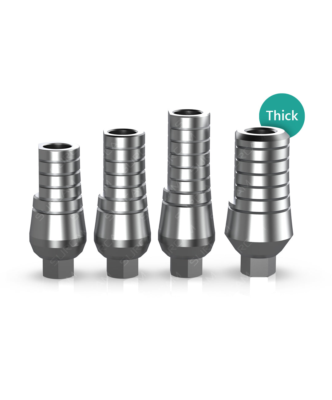 Surcam Dental Straight Minor Abutment 3.75