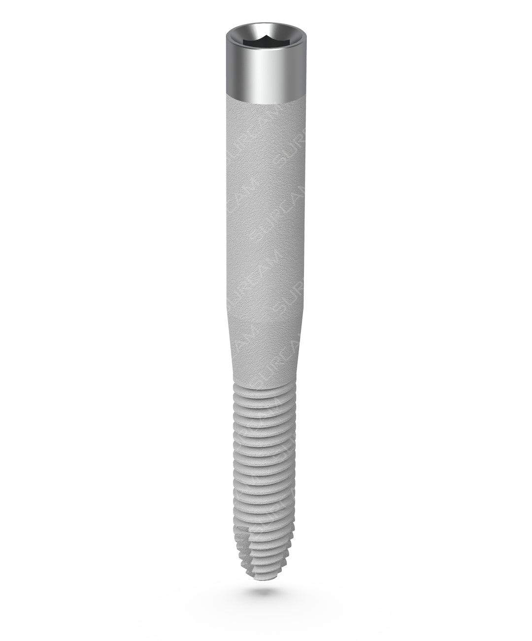 Surcam zygomatic dental implant anchored in cheekbone for atrophic maxilla