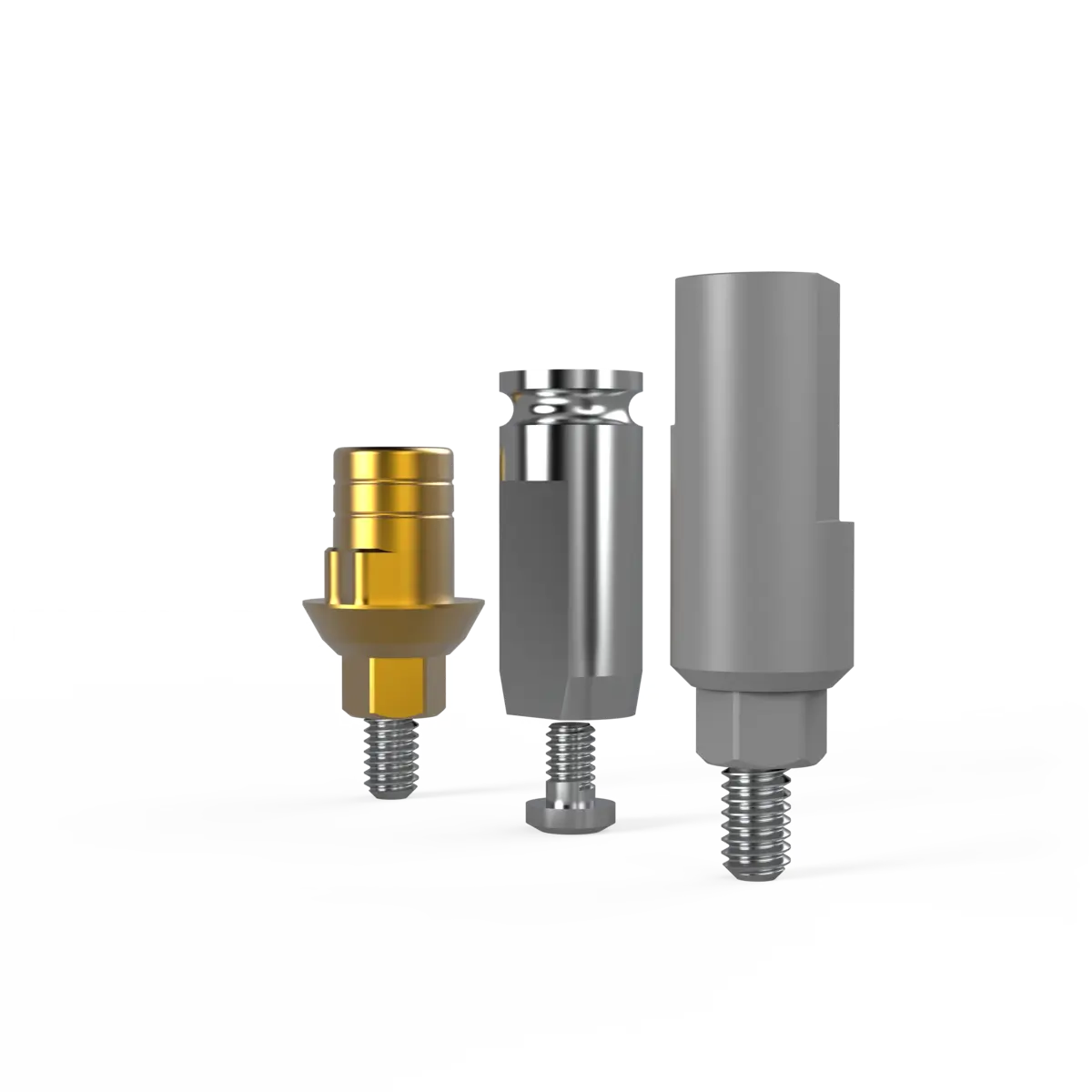 Surcam implant-level digital workflow trial kit with scan body, digital analog, and anti-rotational Ti-base