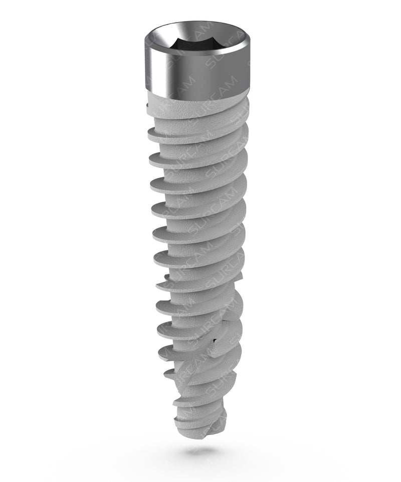 Pterygoid dental implant neck 2 mm internal hex 2.43
