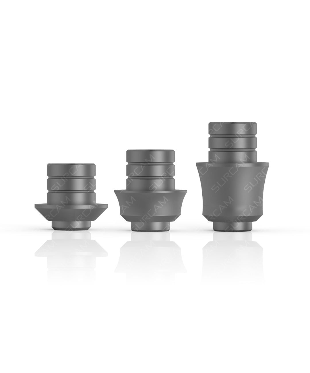 rotational chrome cobalt plastic abutment internal hex 2.42