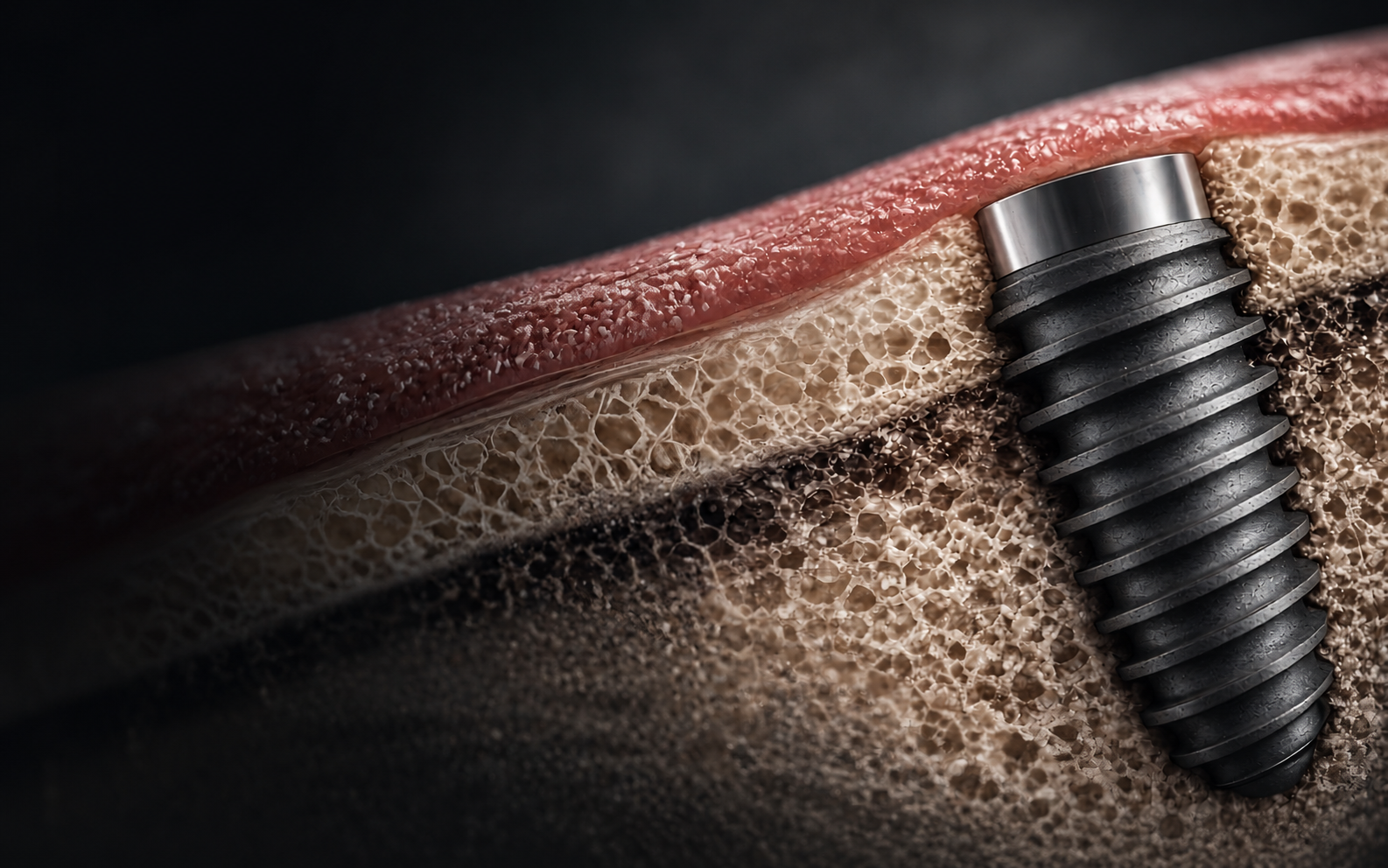 Engineered for the full anatomical range — D1 to D4 bone.