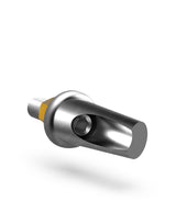 Prime-coated concave collar abutment compatible with Alpha Bio Zimmer MIS