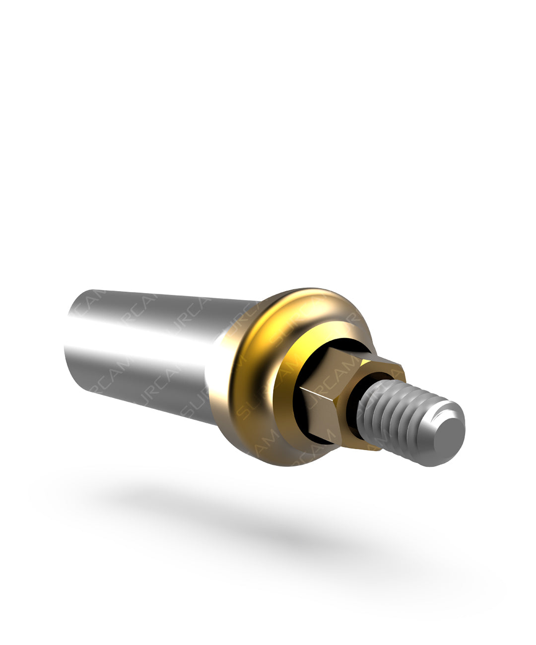 Angled IH 2.42 abutment for soft-tissue emergence and screw-retained crowns