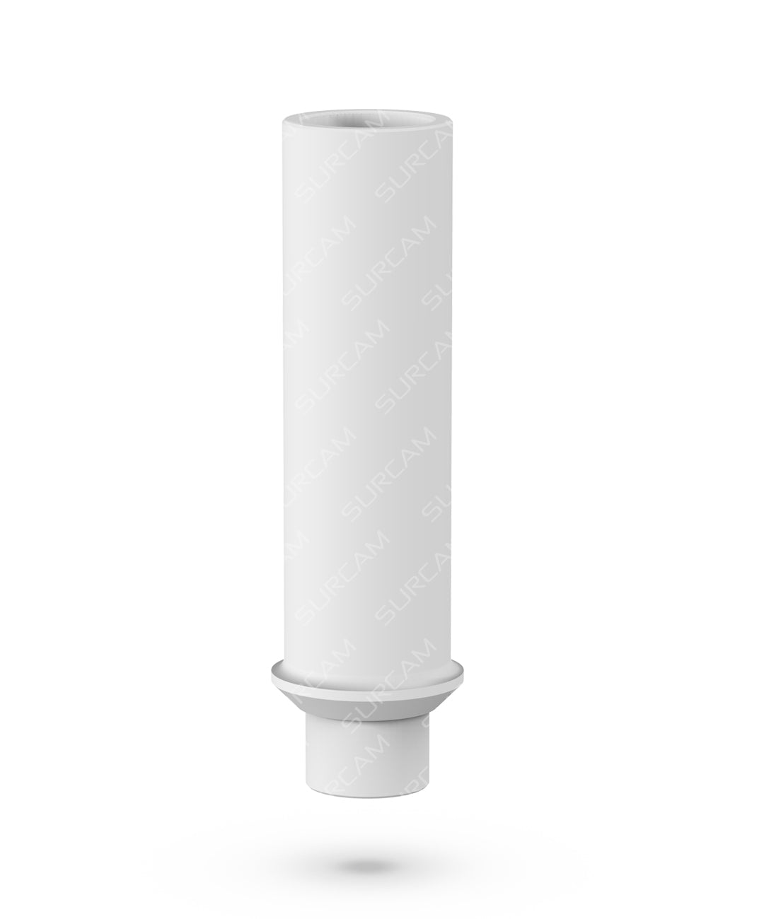 Round base castable POM abutment for Internal Hex 2.42 with prosthetic screw