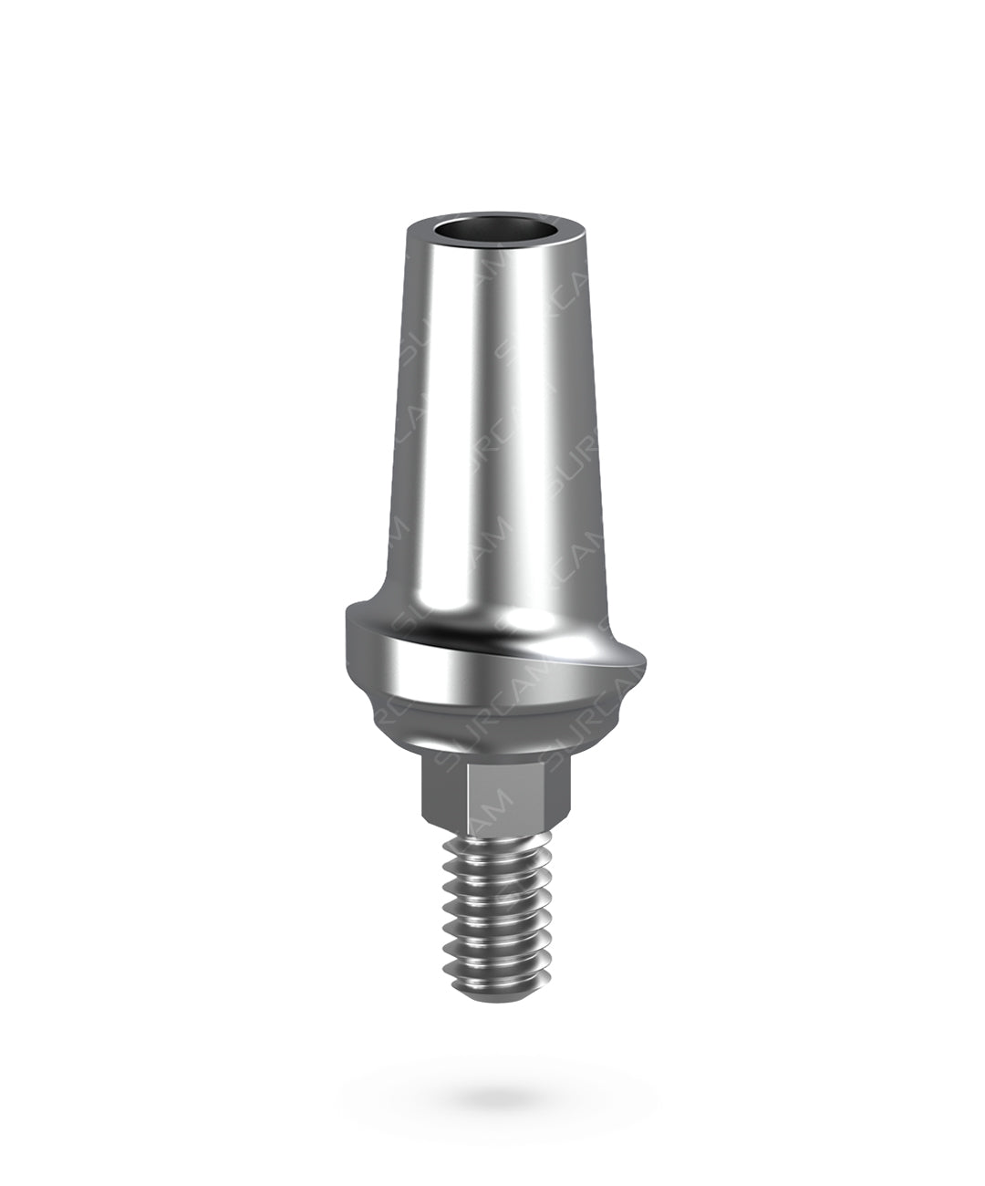 Straight concave abutment Wide Platform 4.5 in Grade 5 titanium