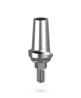 Straight concave abutment Wide Platform 4.5 in Grade 5 titanium