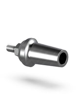 Wide 4.5 straight concave abutment with abutment screw, IH 2.42 compatible