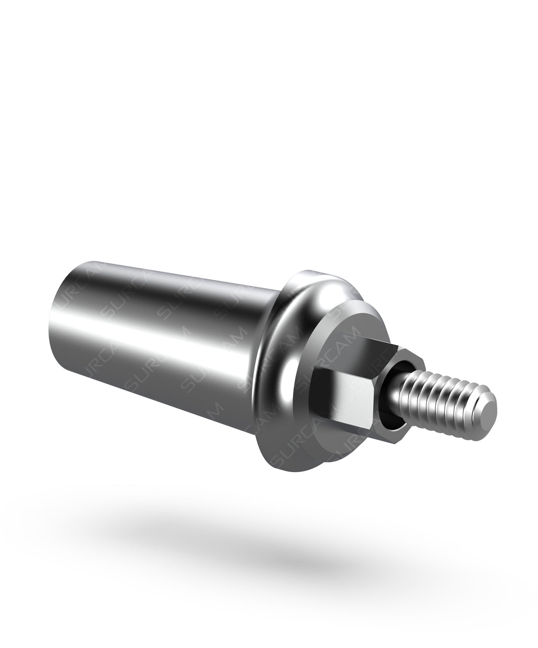 Posterior wide-platform concave abutment for esthetic emergence