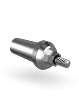 Posterior wide-platform straight abutment for clean emergence profile