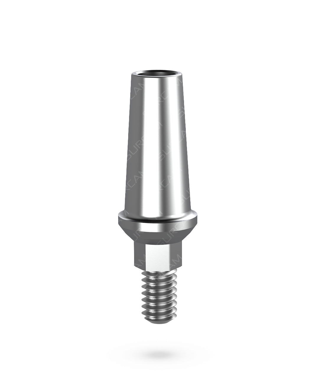 Straight aesthetic abutment IH 2.42 with abutment screw