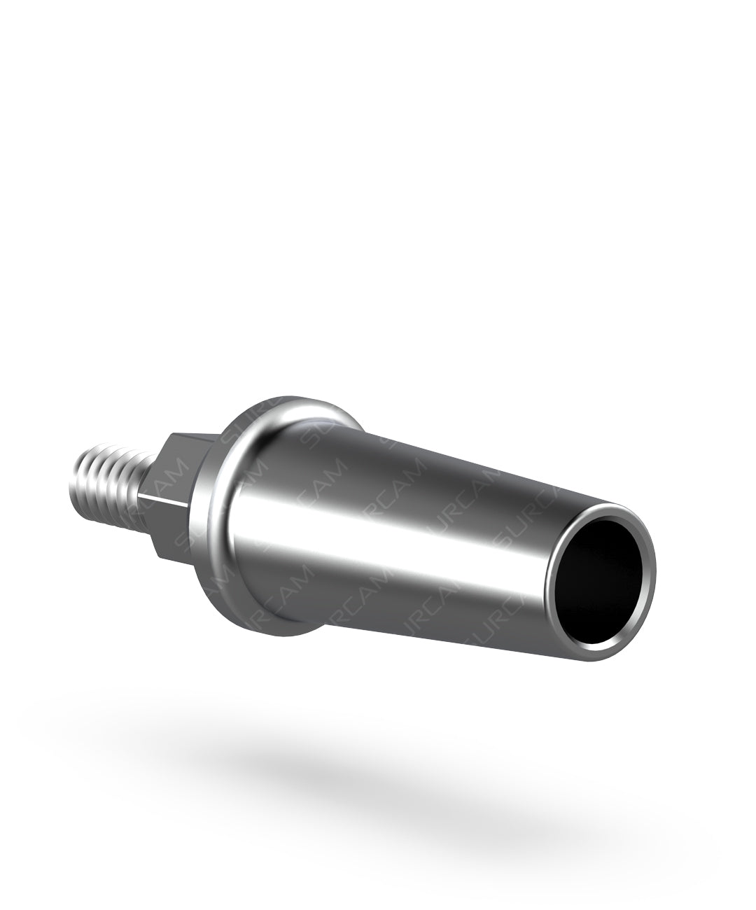 Internal Hex 2.42 straight aesthetic abutment compatible with Alpha Bio Zimmer MIS