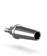 Internal Hex 2.42 straight aesthetic abutment compatible with Alpha Bio Zimmer MIS