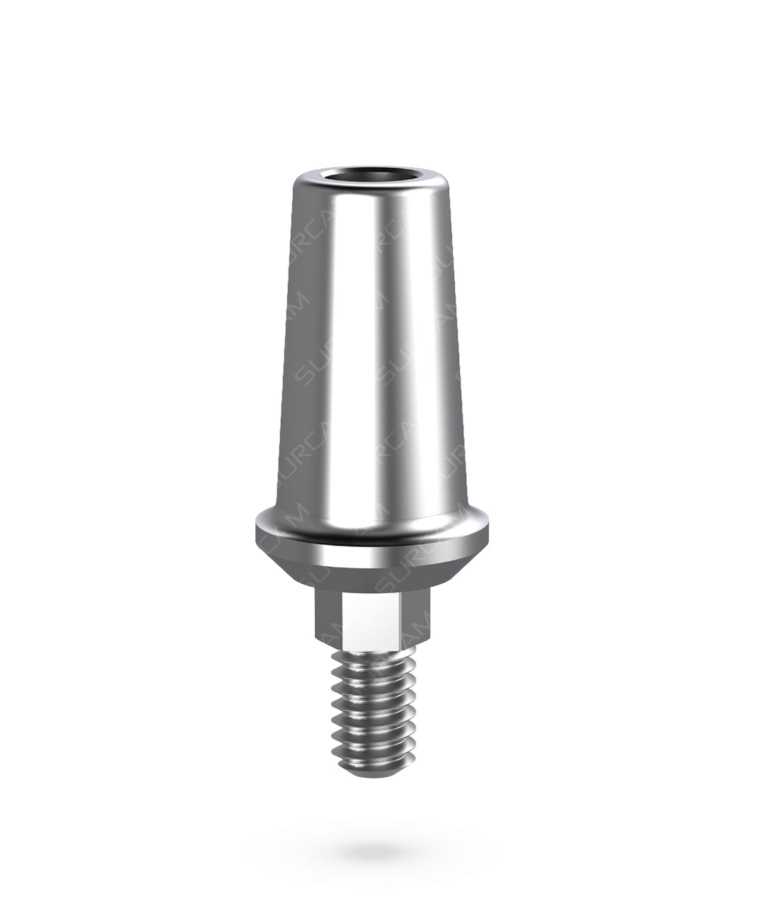 Straight short-shoulder abutment Wide Platform 4.5, Internal Hex 2.42