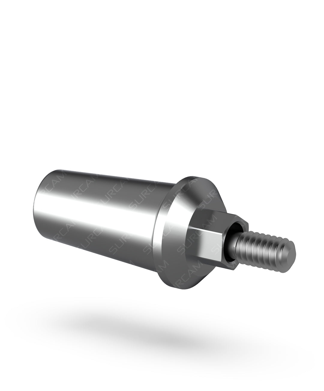 Wide 4.5 straight abutment with abutment screw—Alpha Bio Zimmer MIS compatible