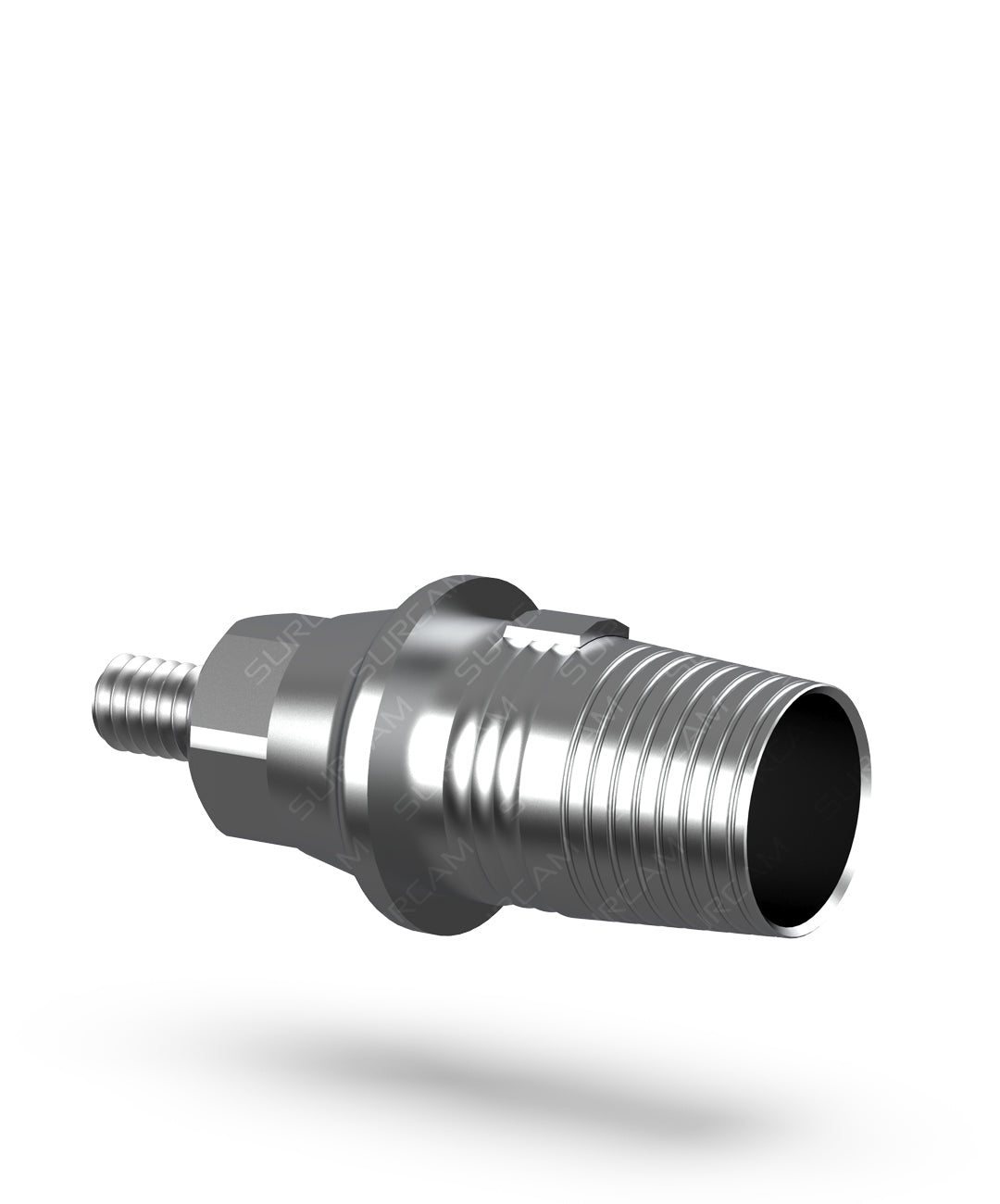 Active Hex RP CAD/CAM Ti-base for custom abutment and bridge fabrication
