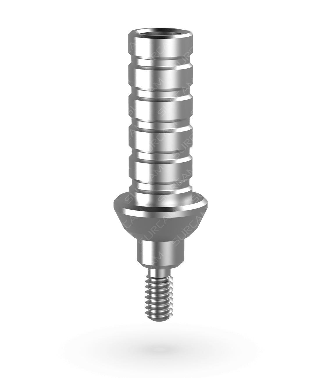 Titanium Grade 5 provisional abutment 1.0 mm GH for soft-tissue shaping