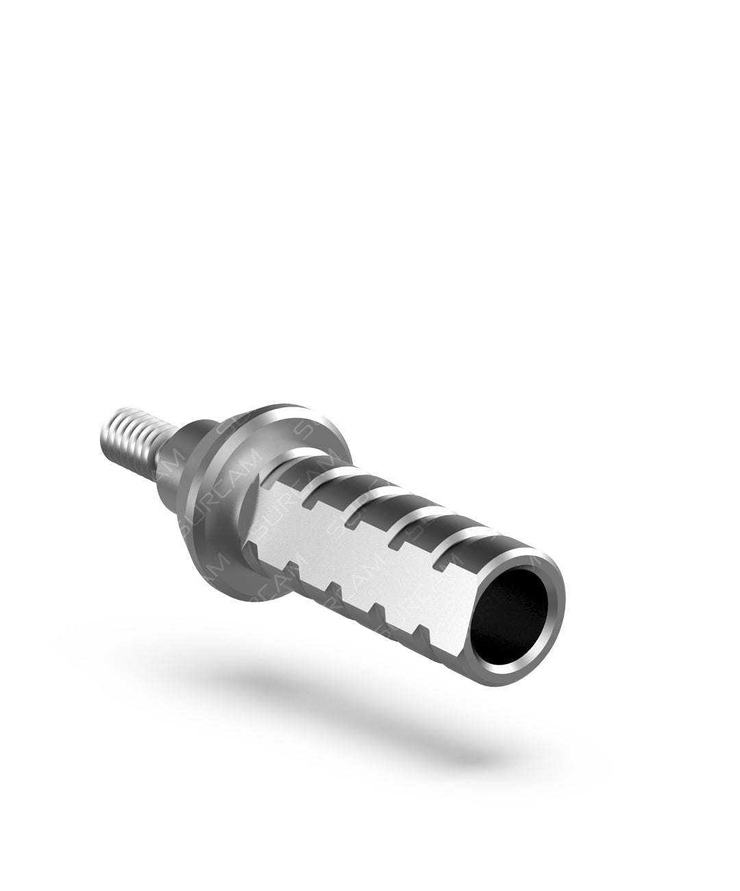 Titanium Grade 5 provisional abutment 1.0 mm GH for soft-tissue shaping side view
