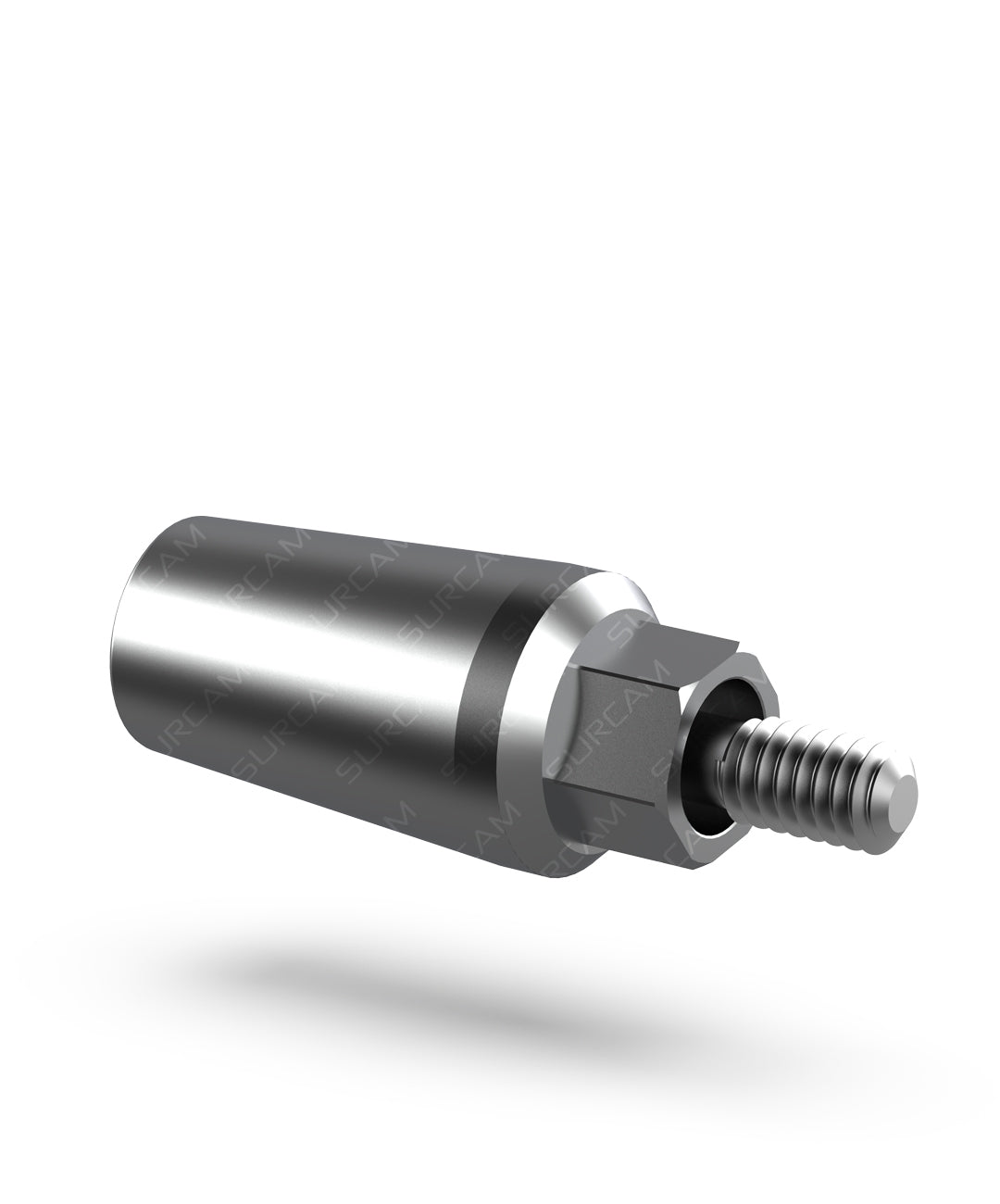 Straight slim transmucosal abutment for esthetic emergence profile