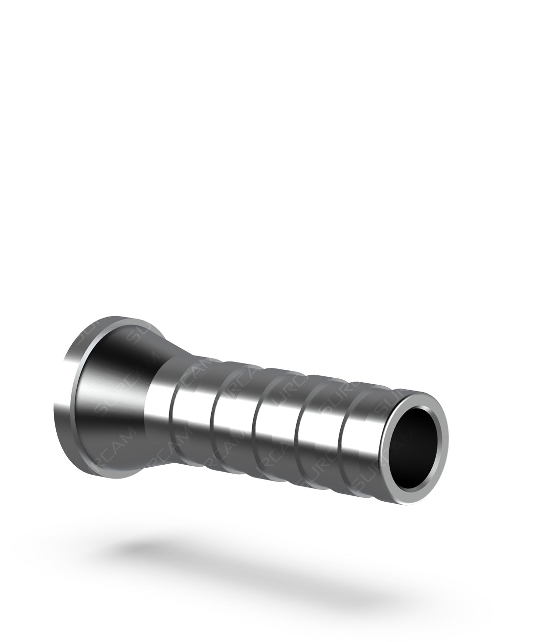 Prime MU titanium sleeve enabling same-day intraoral pickup and clean emergence