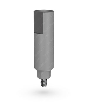 long titanium digital scan body internal hex 2.42