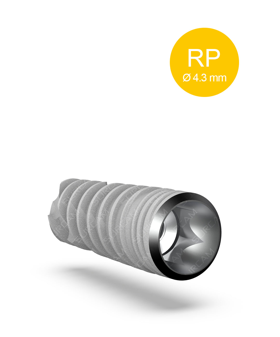 spiral self-tapping implant anchoring apex rp