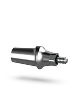 titanium grade 5 cemented abutment close up